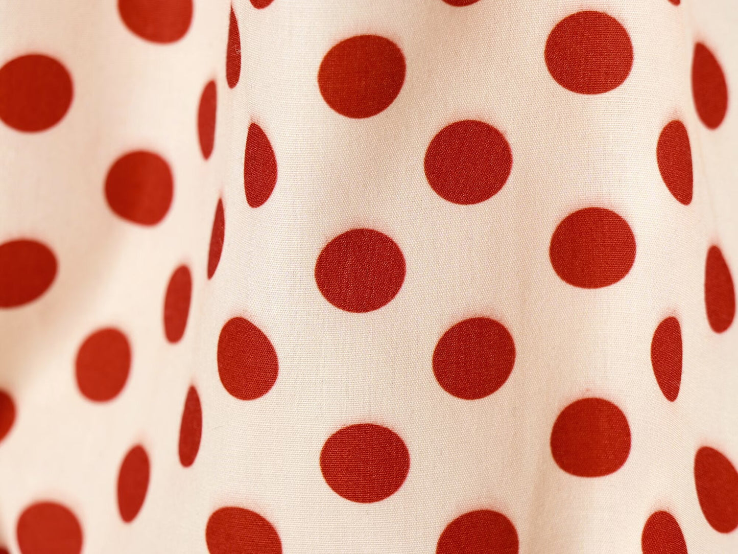 Women's polka dot strapless dress