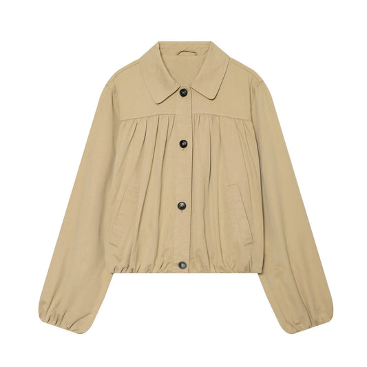 Women's balloon shaped short jacket Coat