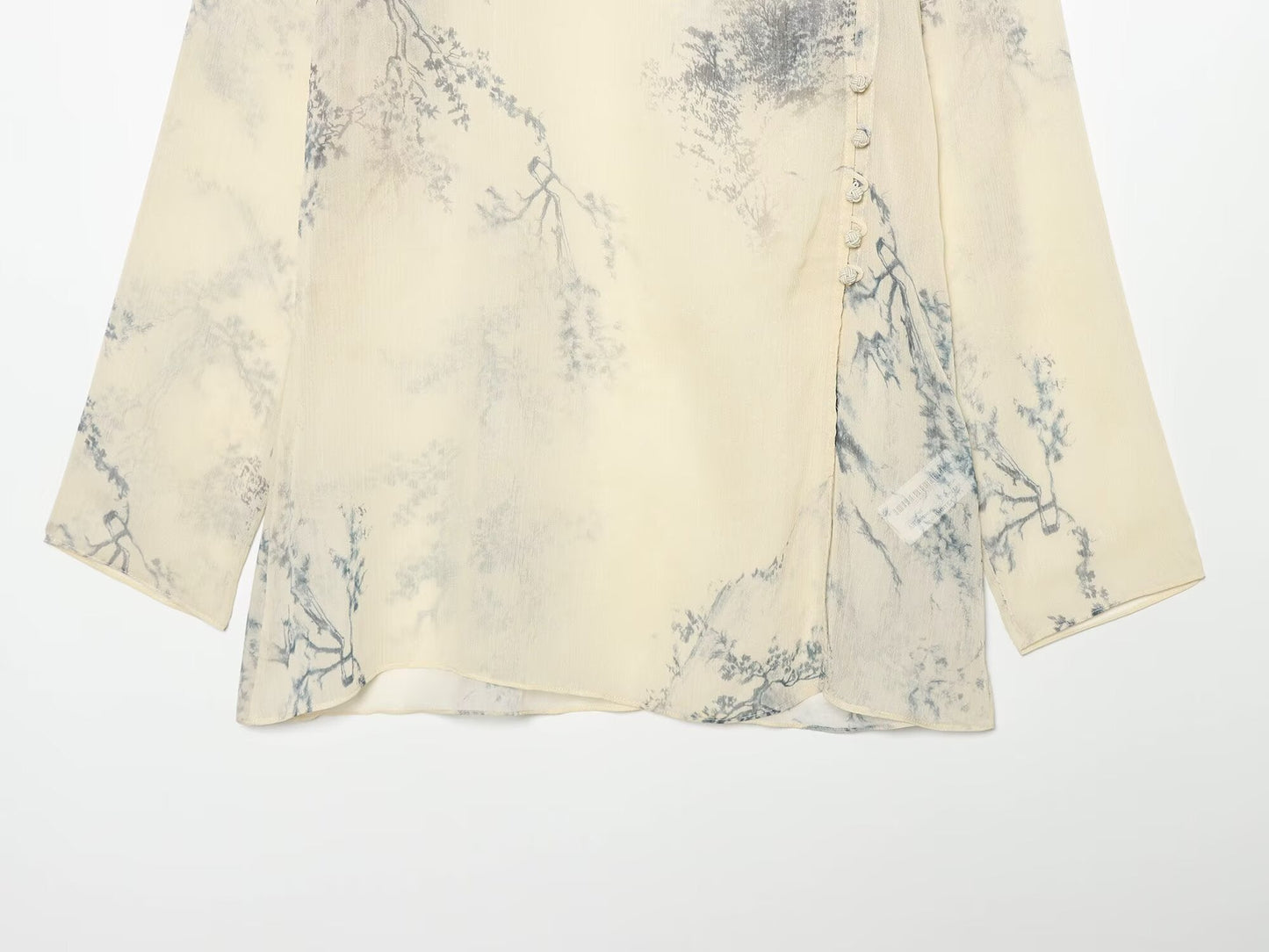 Women's comfortable printed button up shirt