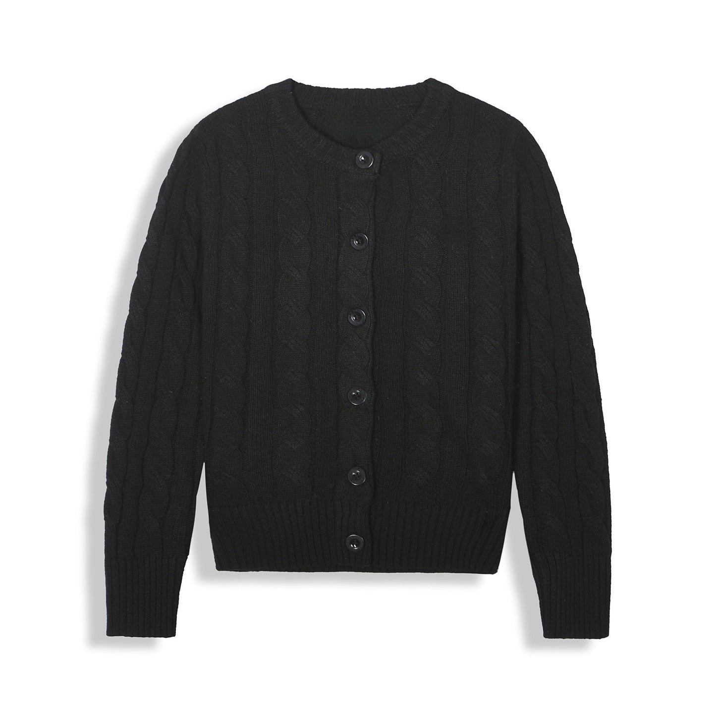 Women's new O-neck slim sweater long sleeve sweater