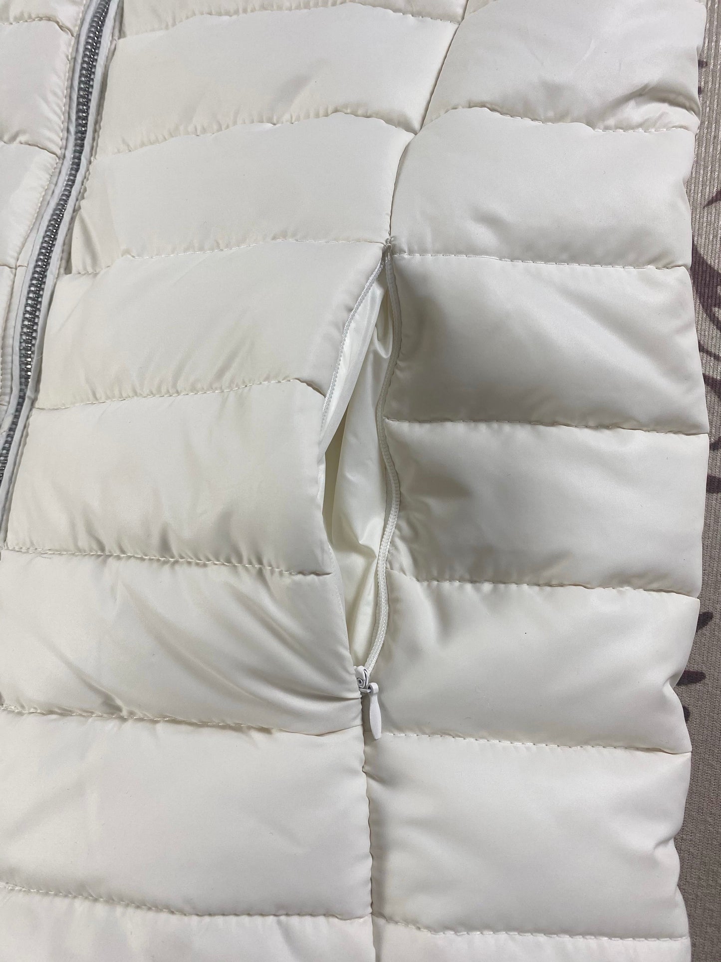 Women's new embroidered zipper cotton-padded jacket vest