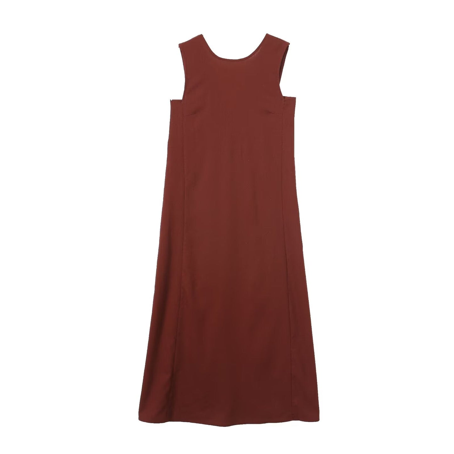 Women's Comfort O Neck Sleeveless Dress