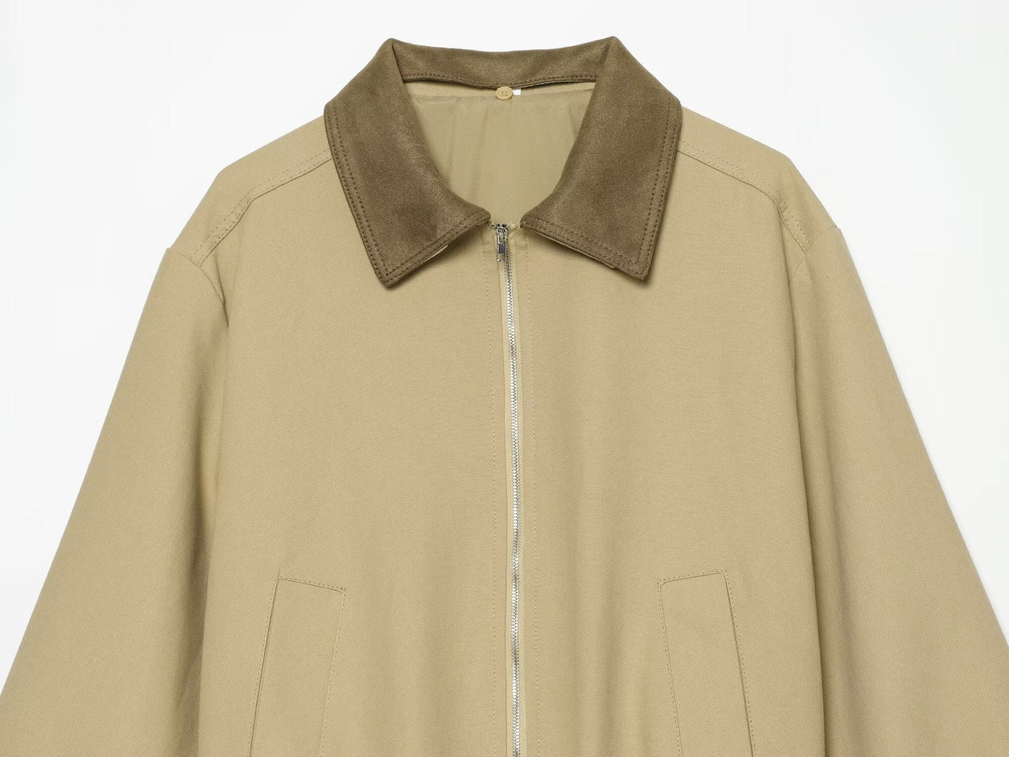 Women's patchwork lapel jacket Coat