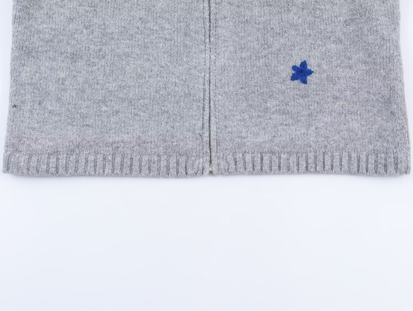 Women's hooded drawstring jacquard knitted cardigan