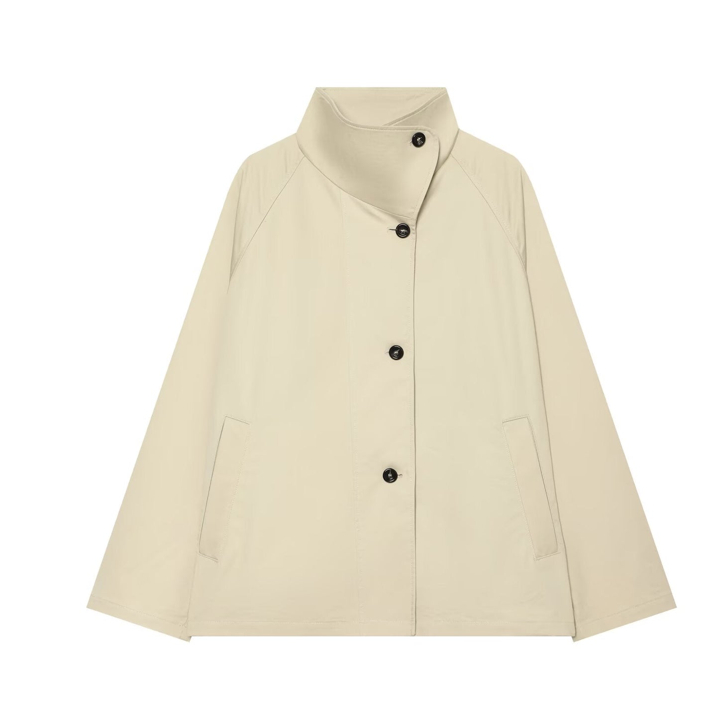 Women's loose Lapel cloak style jacket Coat