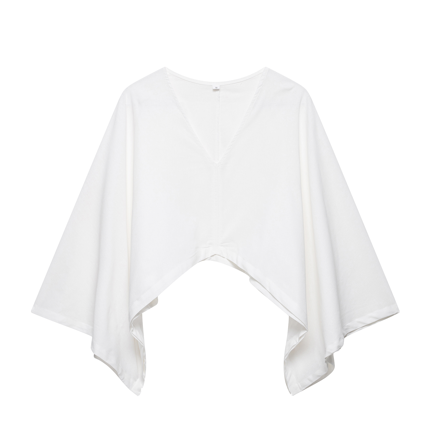 suit Women's 2 pieces linen blend cape style top+Pants