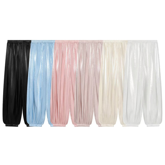 Women's comfortable pleated lantern pants