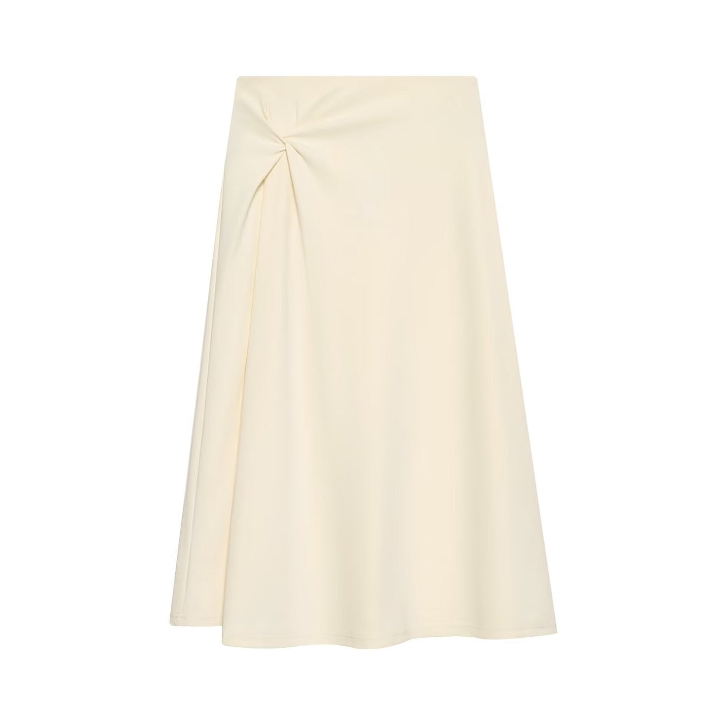 Women's twisted knot design casual MIDI skirt