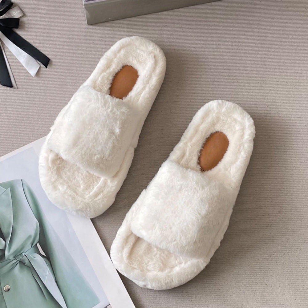 Women's new autumn and winter plush slippers