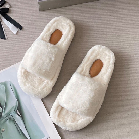 Women's new autumn and winter plush slippers