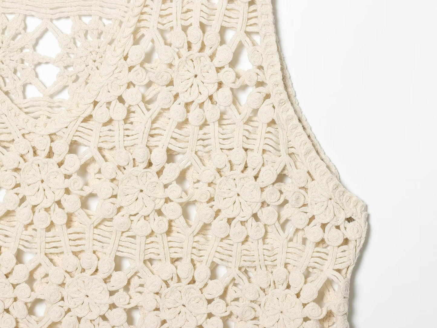 Women's casual hollow knitted vest