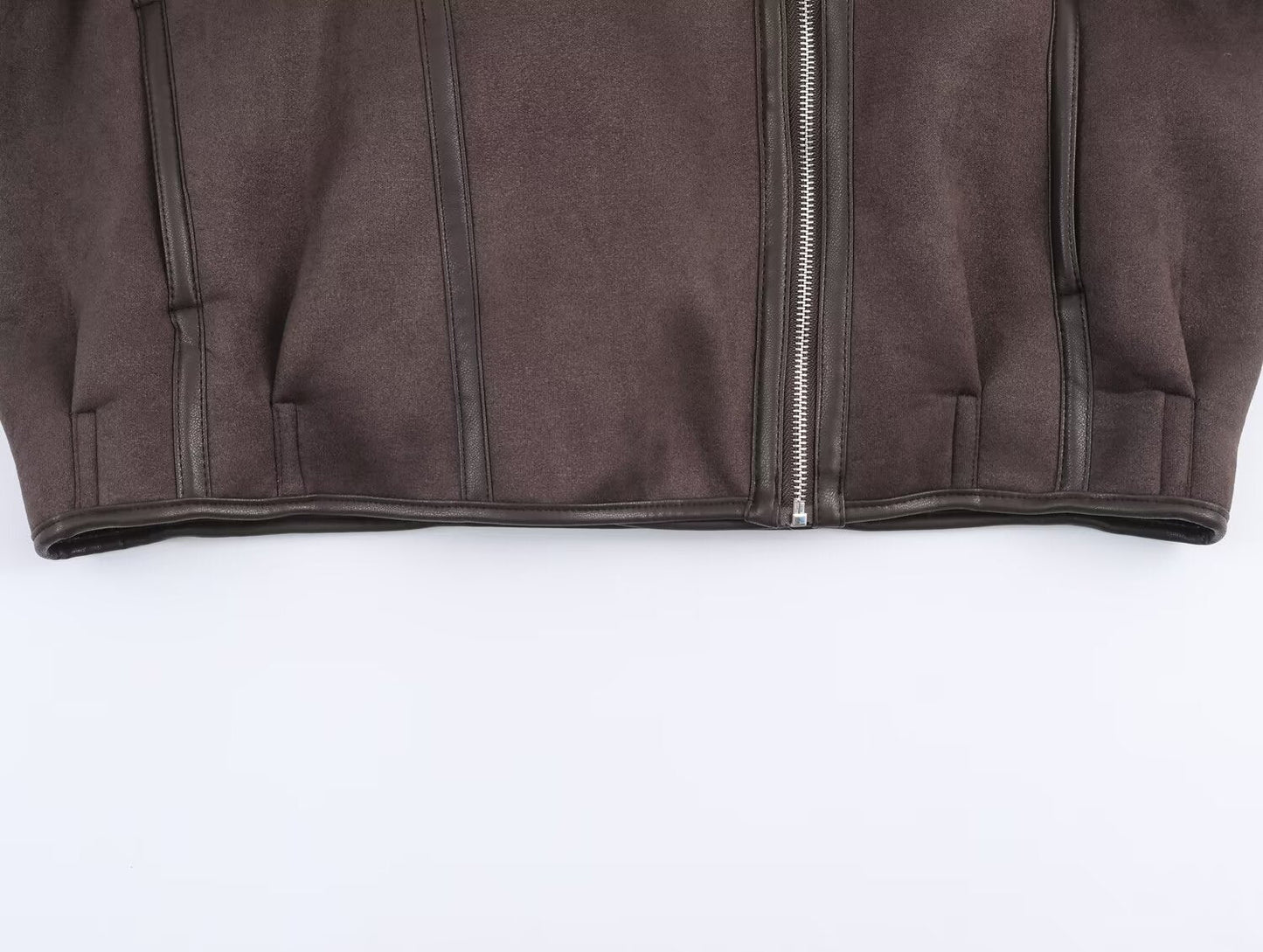 Women's stand collar double-sided jacket Coat