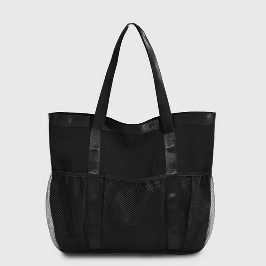 Women's new casual fashion letter mesh oversized shoulder bag