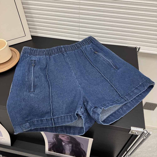 2026 women's new casual retro denim shorts