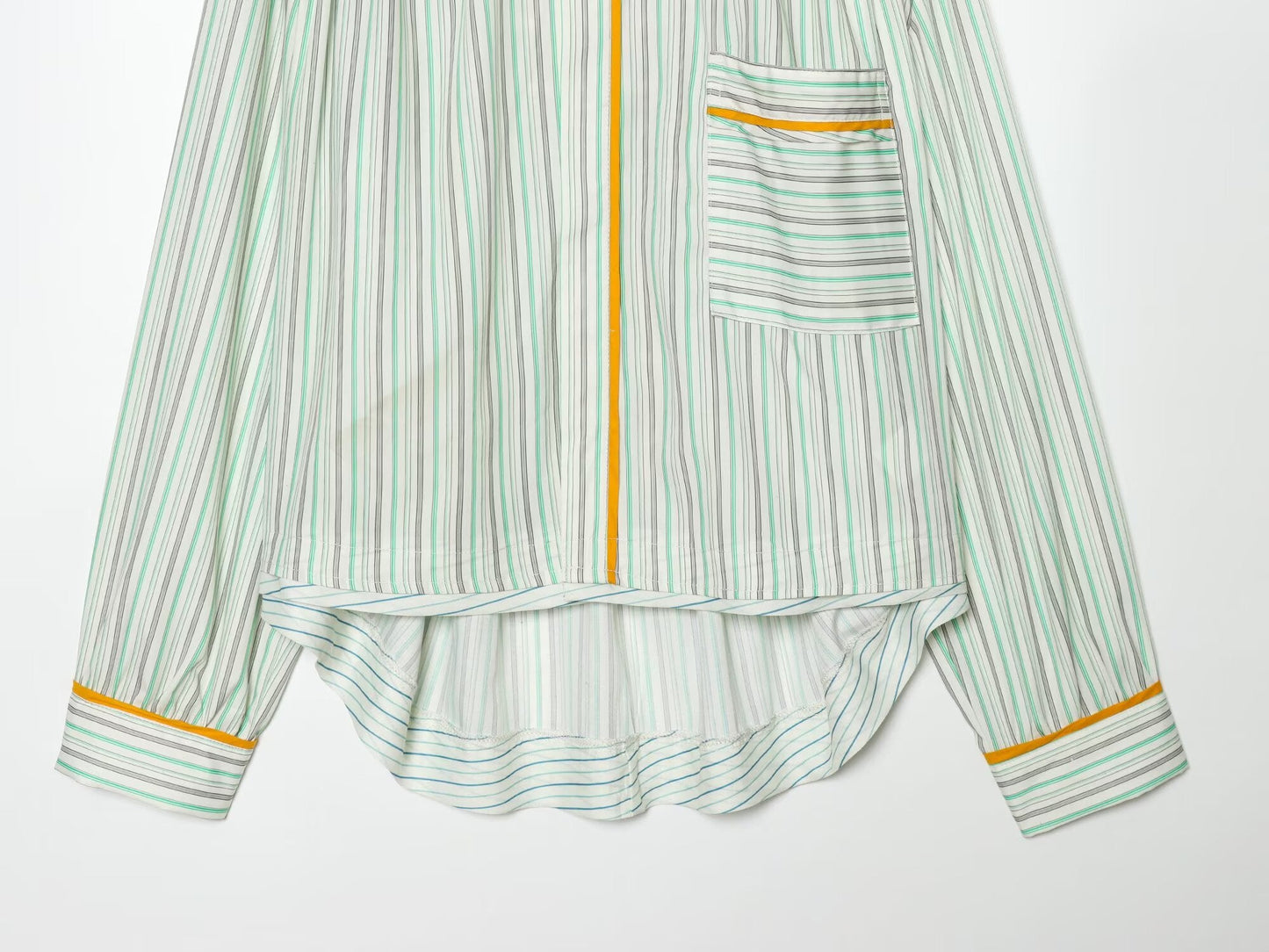 suit Women's 2 pieces casual sleepwear style striped shirt+Pants