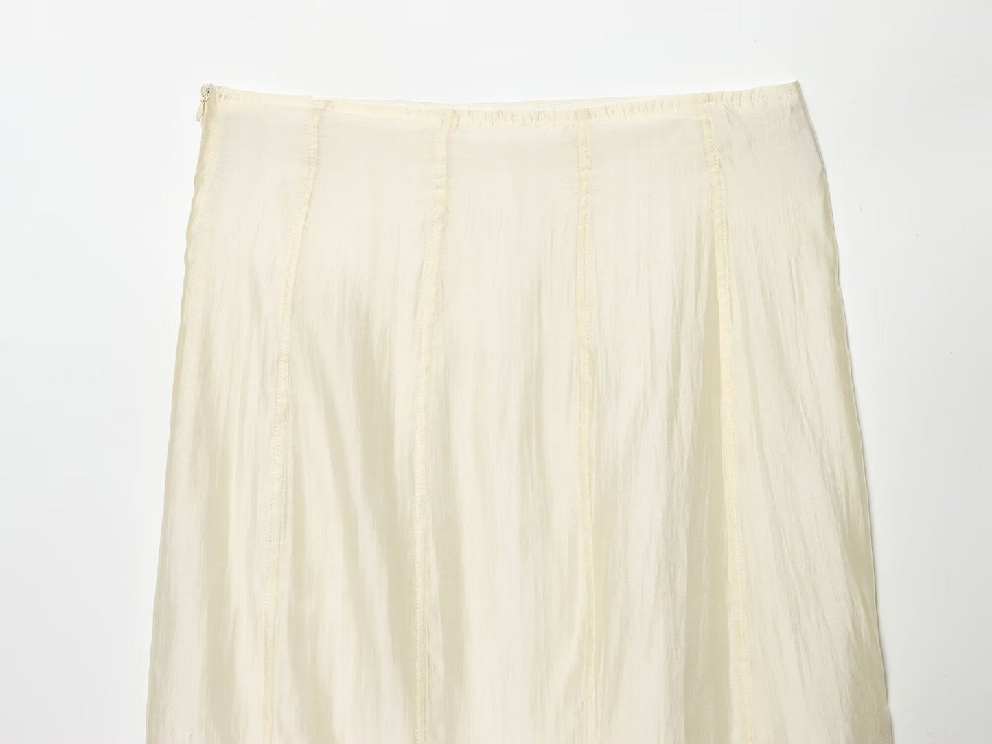 2026 Women's casual patchwork MIDI skirt