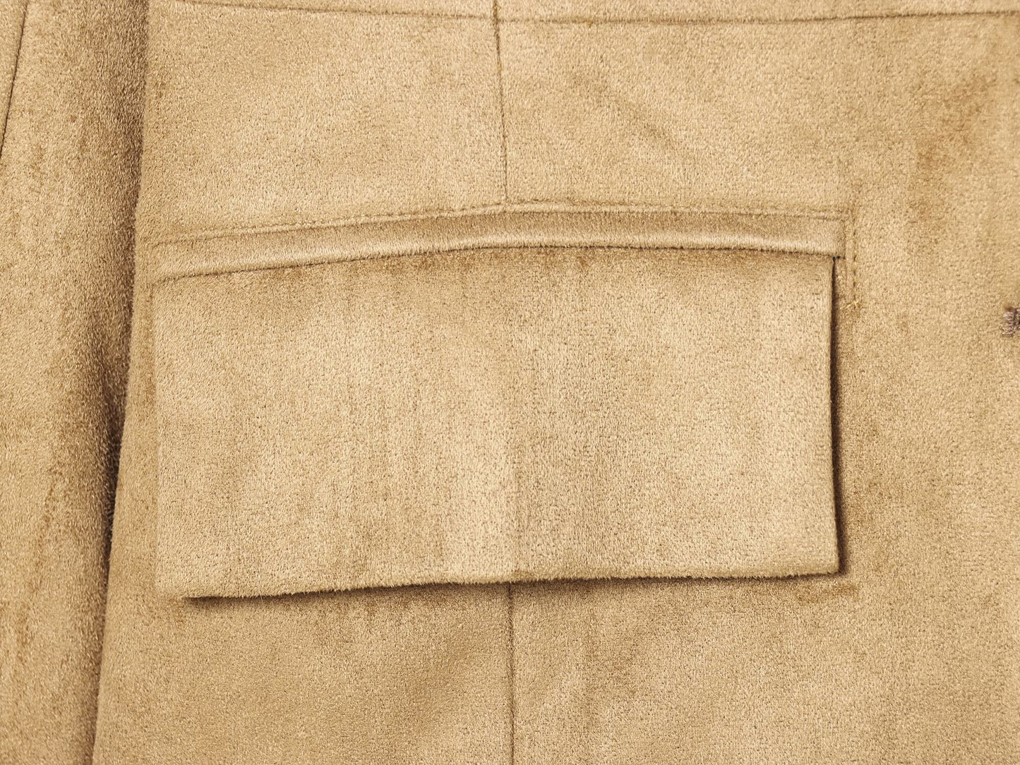 Women's suede faux fur effect slim Blazer Coat