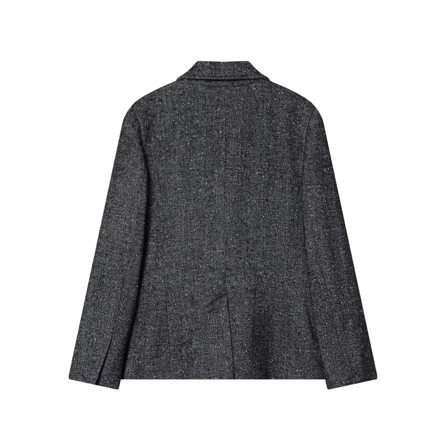 suit Women's 2 pieces slim short skirt style hem Blazer Coat+Pants