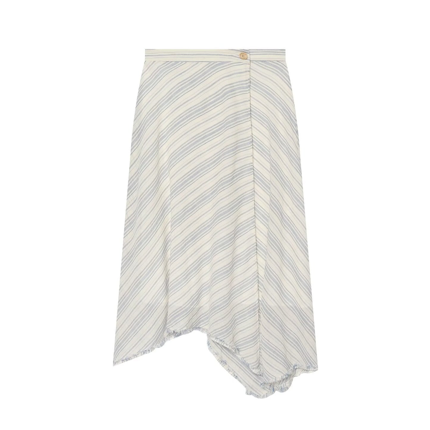 suit Women's 2 pieces sleeveless O Neck striped shirt+Skirts