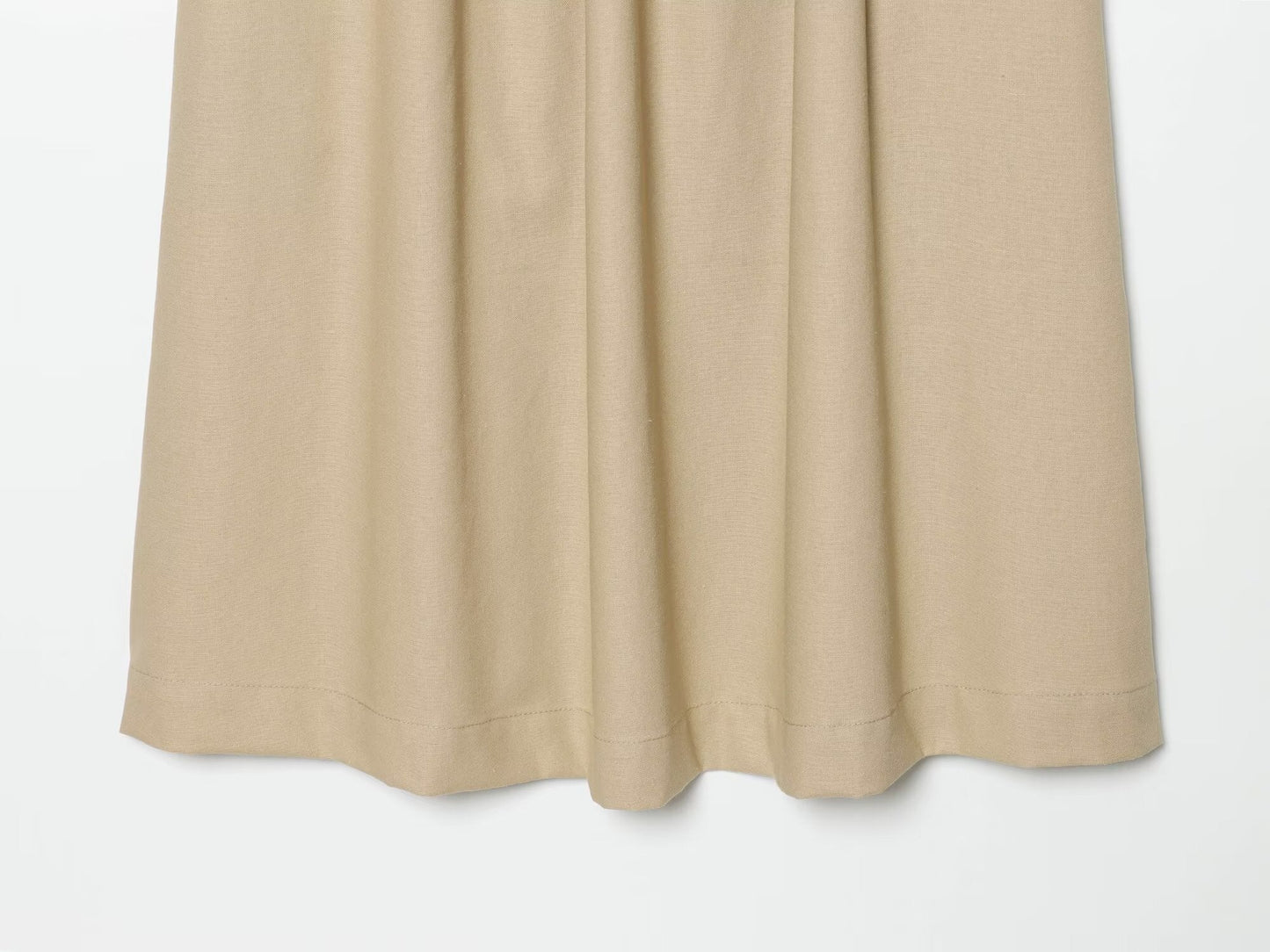 Women's off shoulder linen blended MIDI dress
