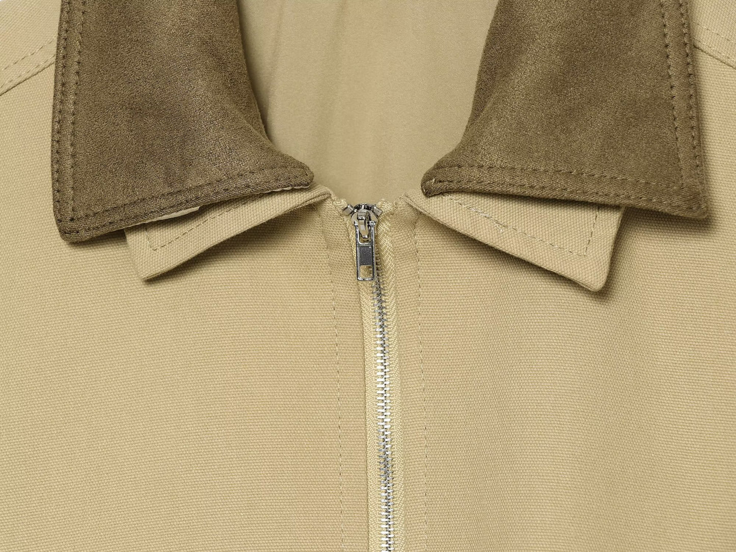 Women's patchwork lapel jacket Coat