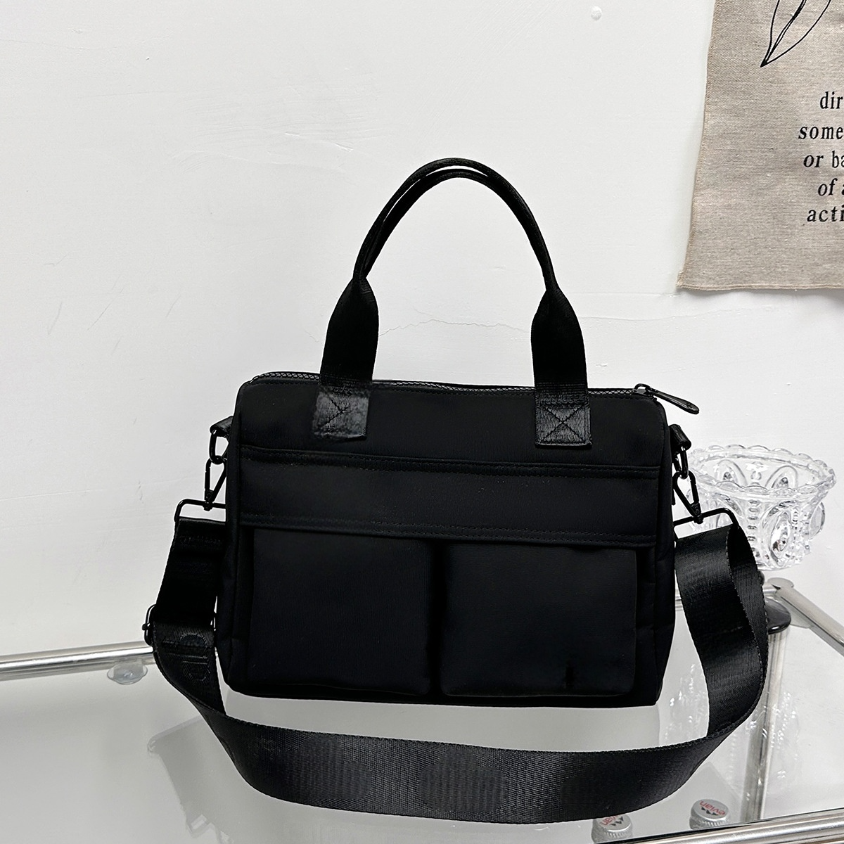 2026 women's new nylon cloth bag Joker one-shoulder diagonal bag