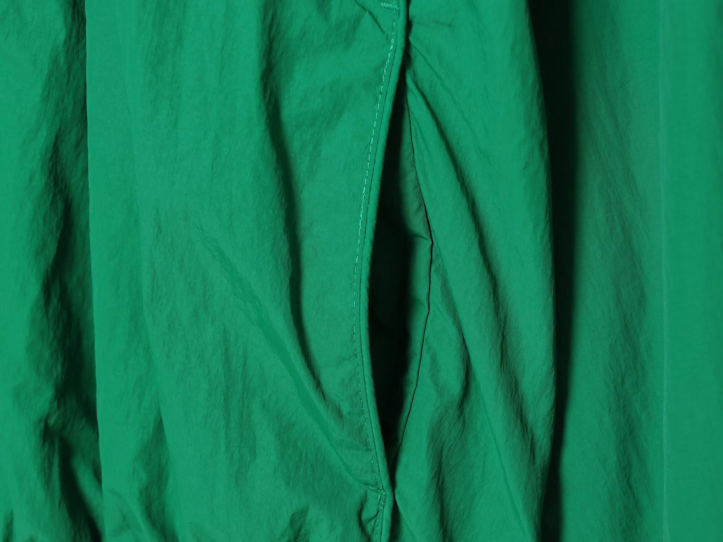 Women's loose hooded technology fabric Coat