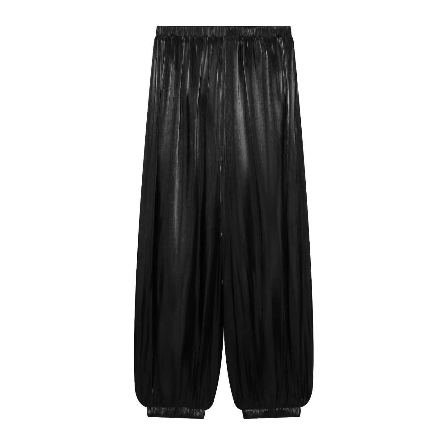 Women's comfortable pleated lantern pants