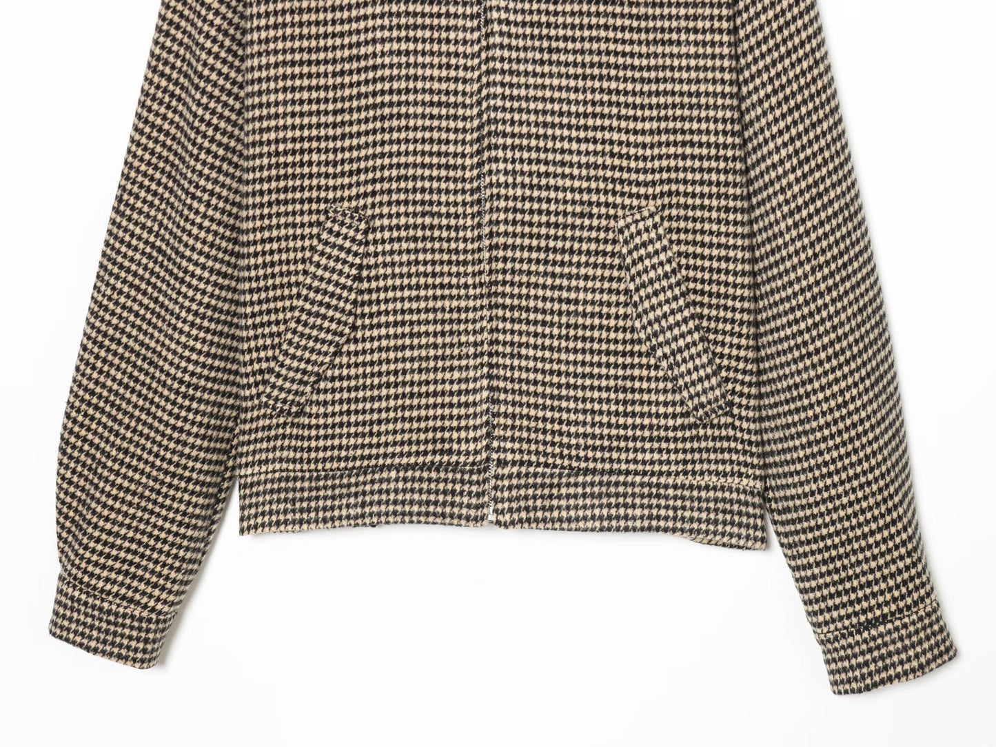 suit Women's 2 pieces lapel plaid pilot jacket Coat+Pants