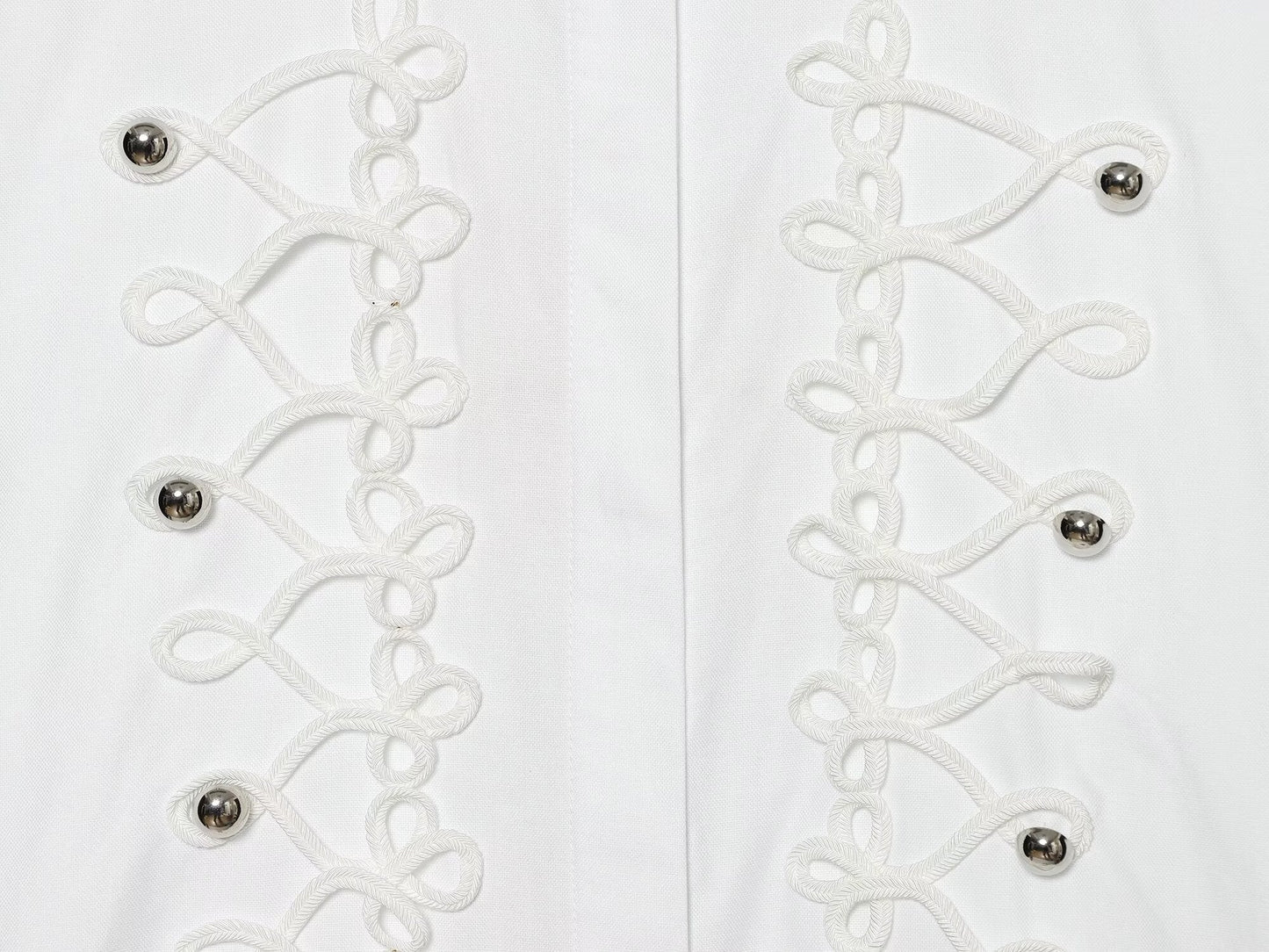 Women's rope knot buckle decoration poplin shirt