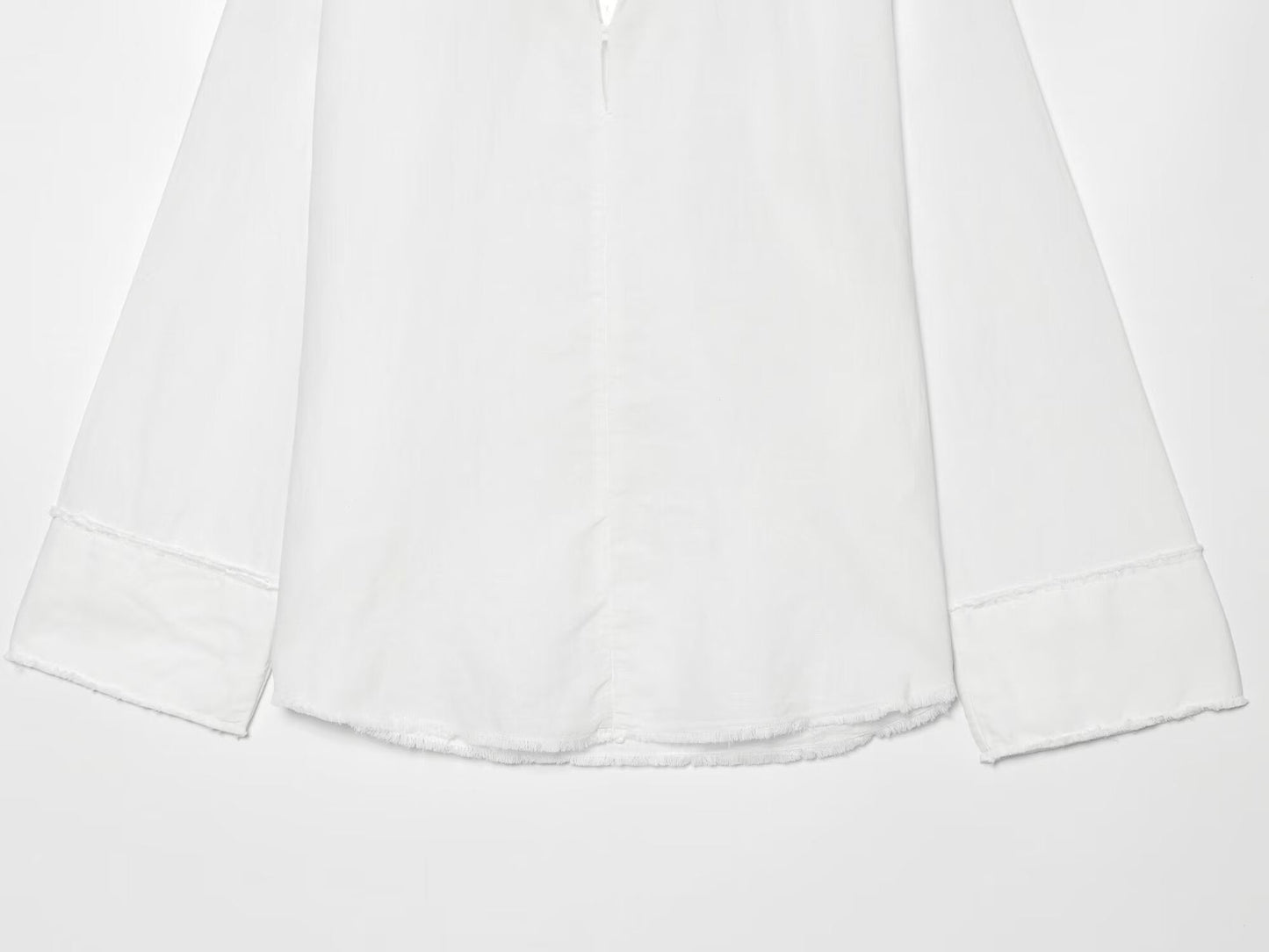 suit Women's 2 pieces Edge decoration linen blend shirt + pants