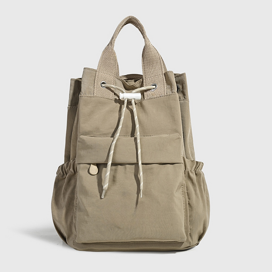 Women's new casual fashion large-capacity drawstring backpack
