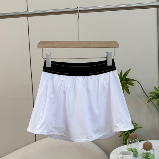 Women's new anti-exposure sports fitness miniskirt pants