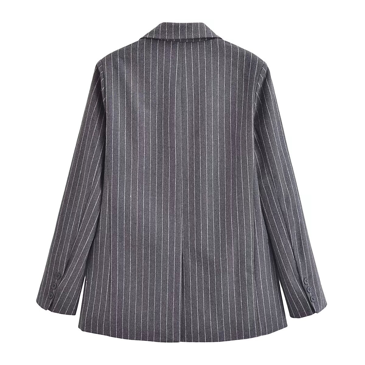 suit Women's 2 pieces Lapel fine stripe Blazer Coat+Skirts
