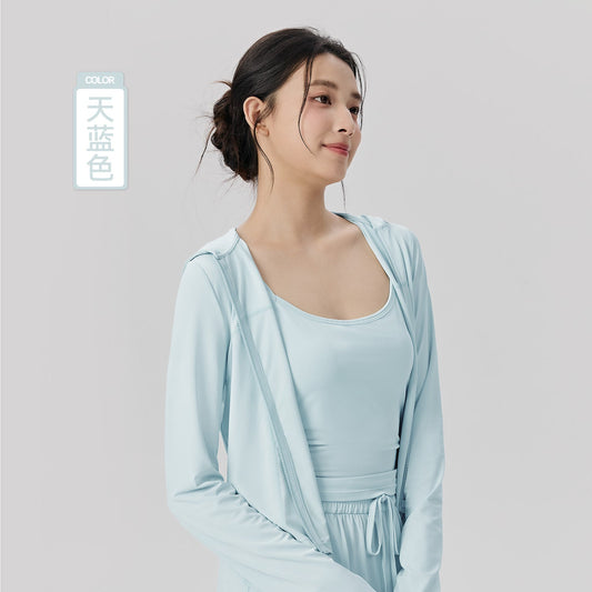 Women's 2026 new ice sunscreen breathable fitness sunscreen clothing