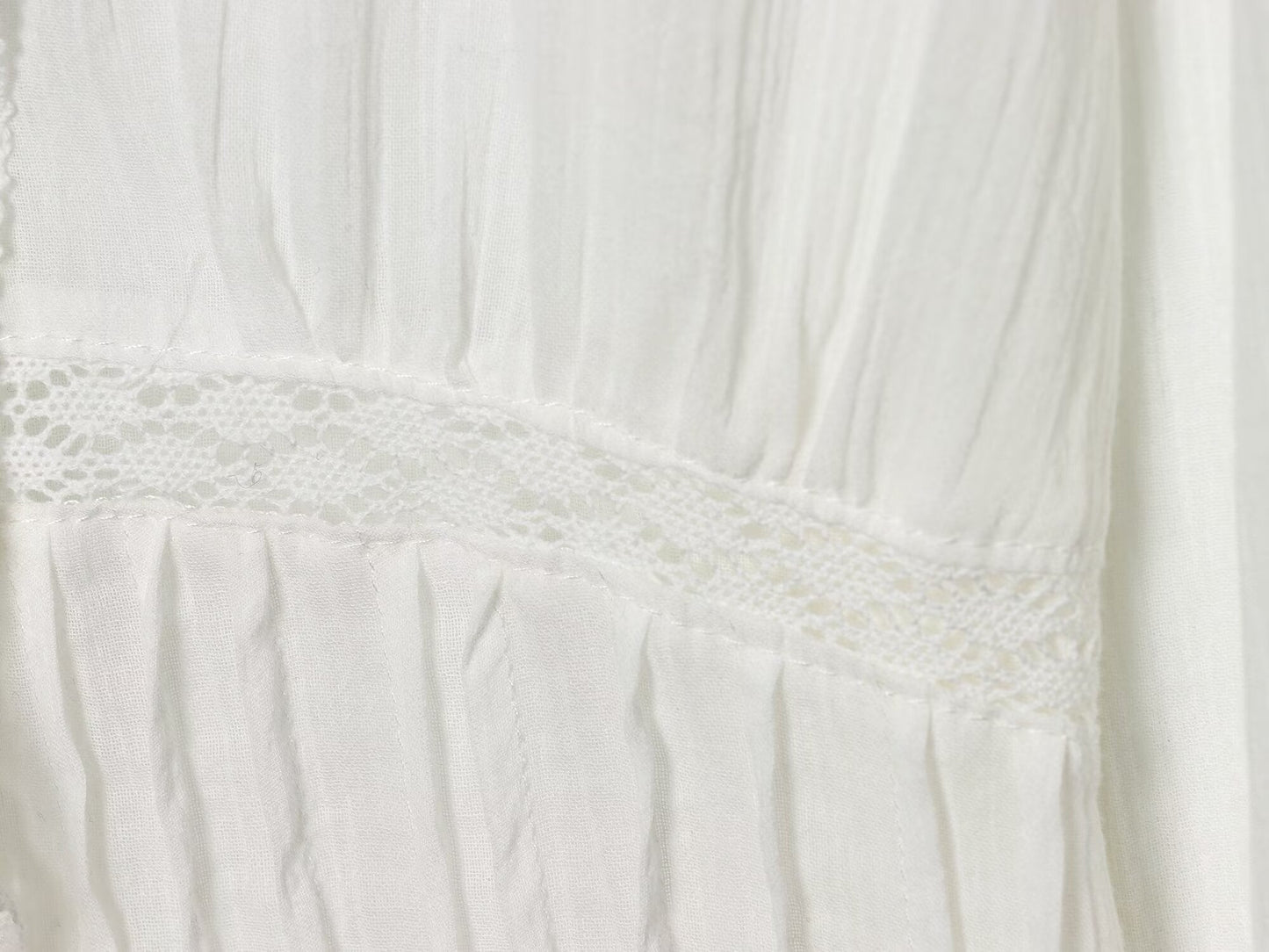 Women's layered decorative embroidered chiffon shirt