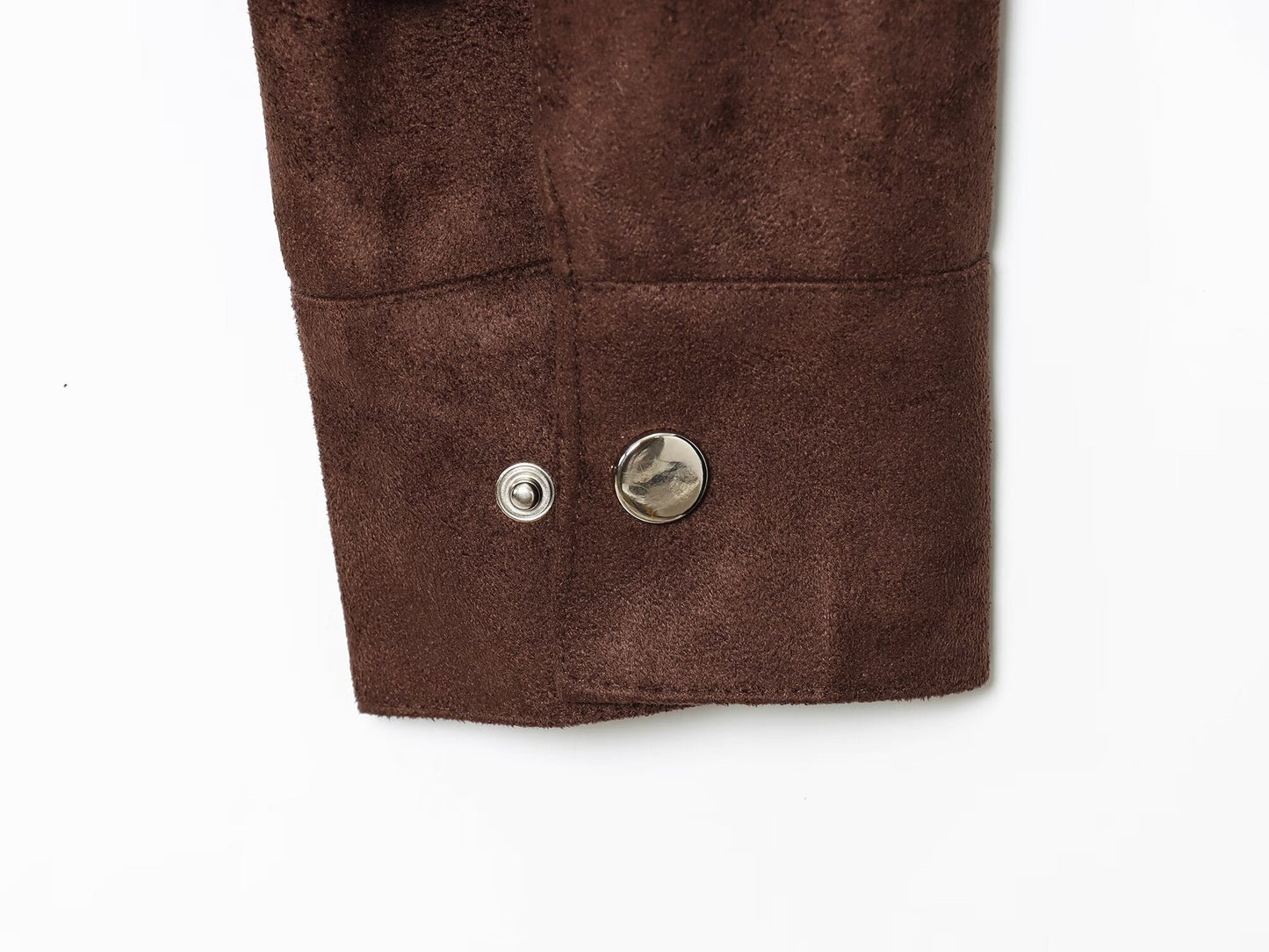 Women's new fashion anti suede effect stand collar jacket Coat