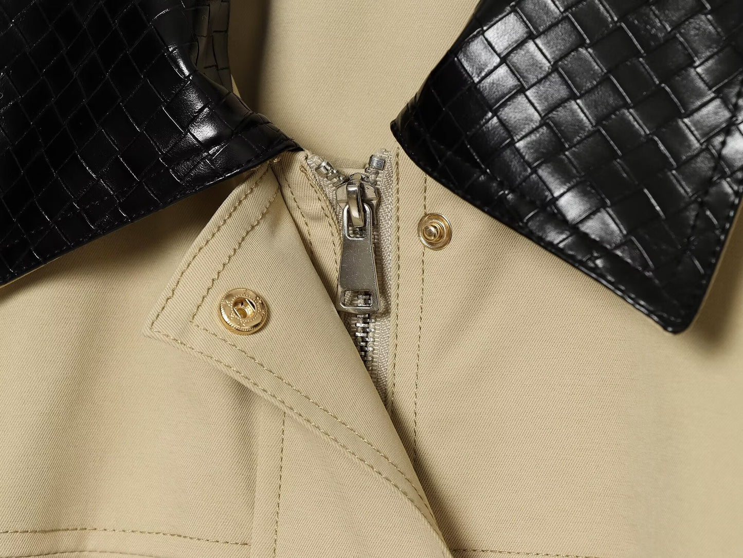 Women's patchwork lapel pilot jacket Coat