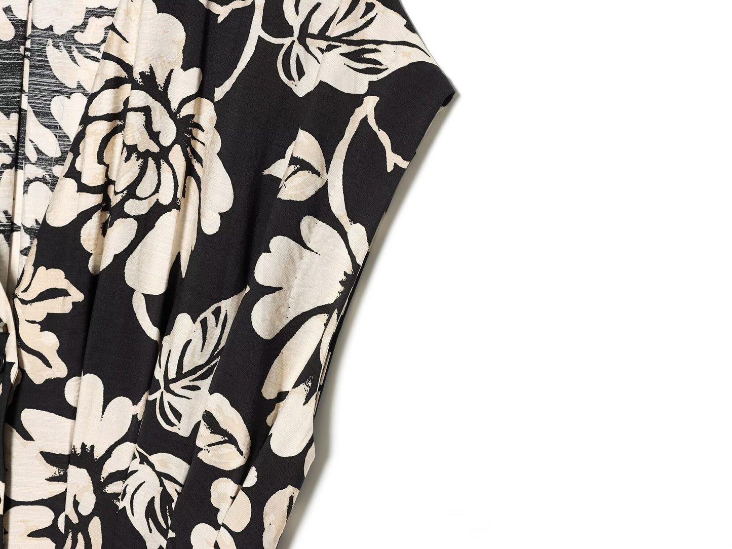 Women's printed V-neck MIDI dress