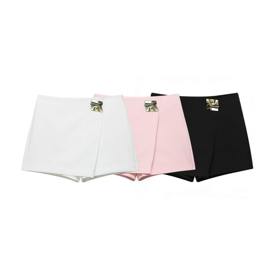 2026 Women's slim asymmetrical culottes