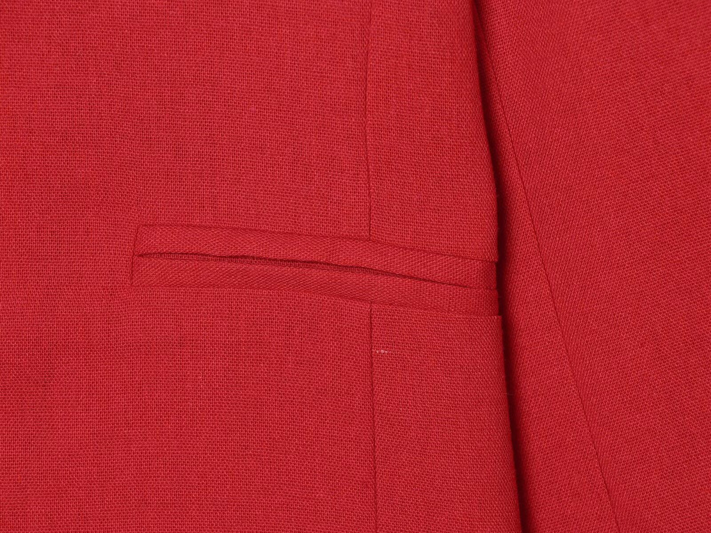 Women's casual linen blend Blazer Coat