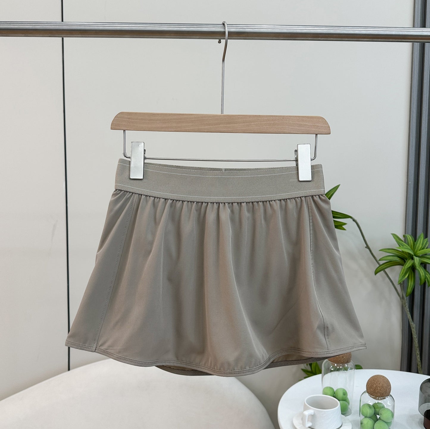 Women's new anti-exposure sports fitness miniskirt pants