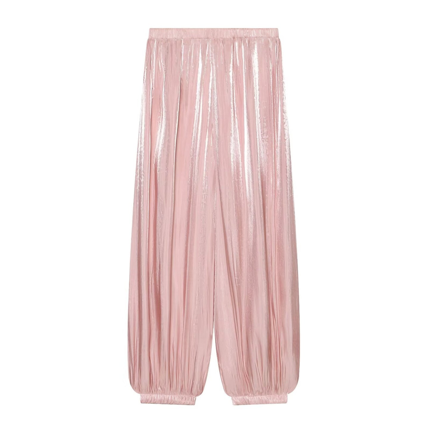 Women's comfortable pleated lantern pants