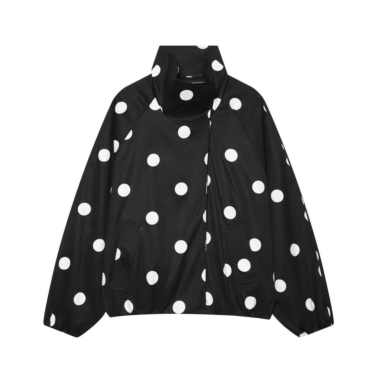 Women's polka dot pilot jacket Coat