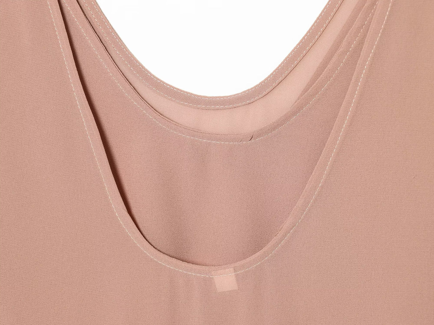 Women's layered decorative sleeveless mini dress