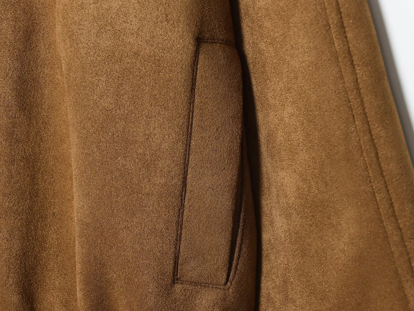 Women's new fashion suede texture short lapel lace up jacket Coat