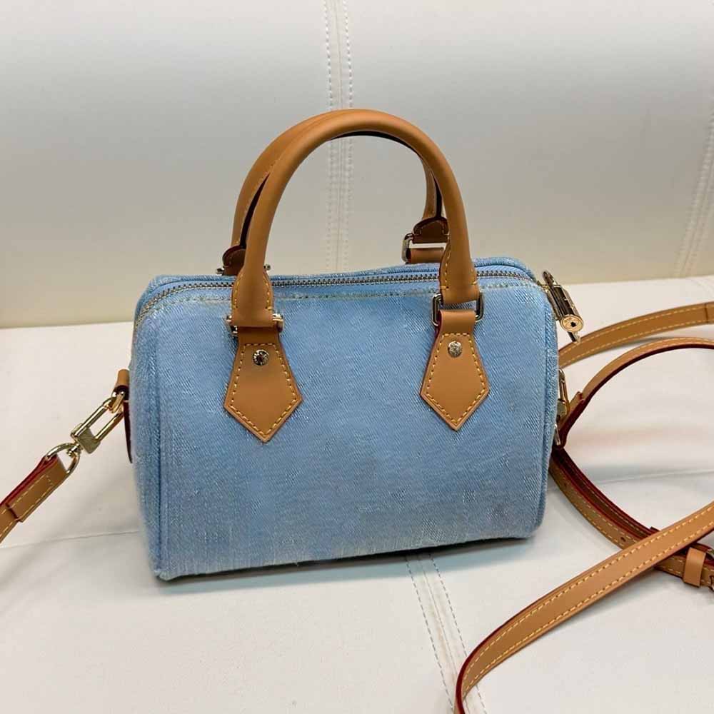 Women's New Jeans Hand Bill of Lading Shoulder Crossbody Bag