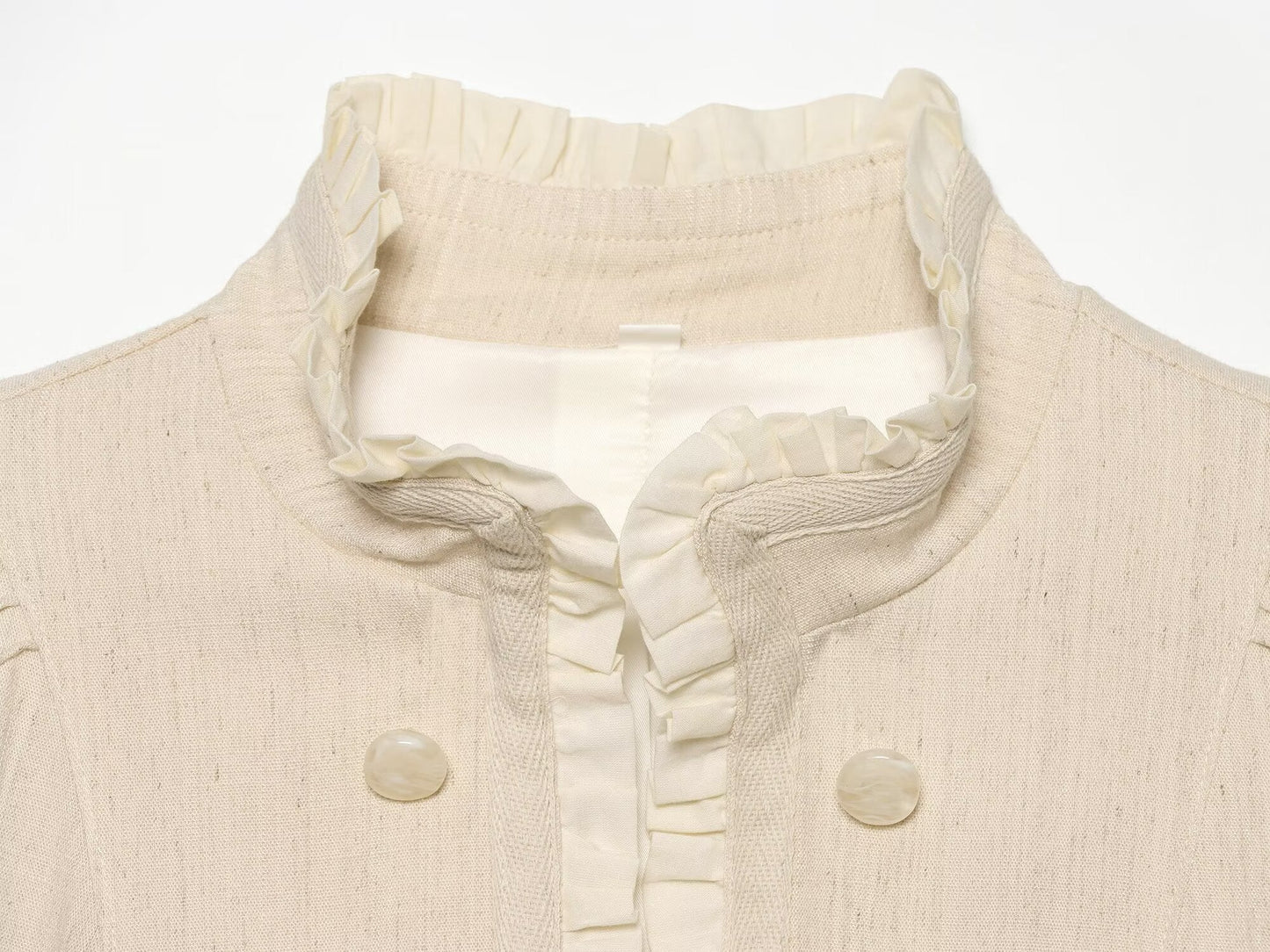 Women's layered decorative short Blazer Coat