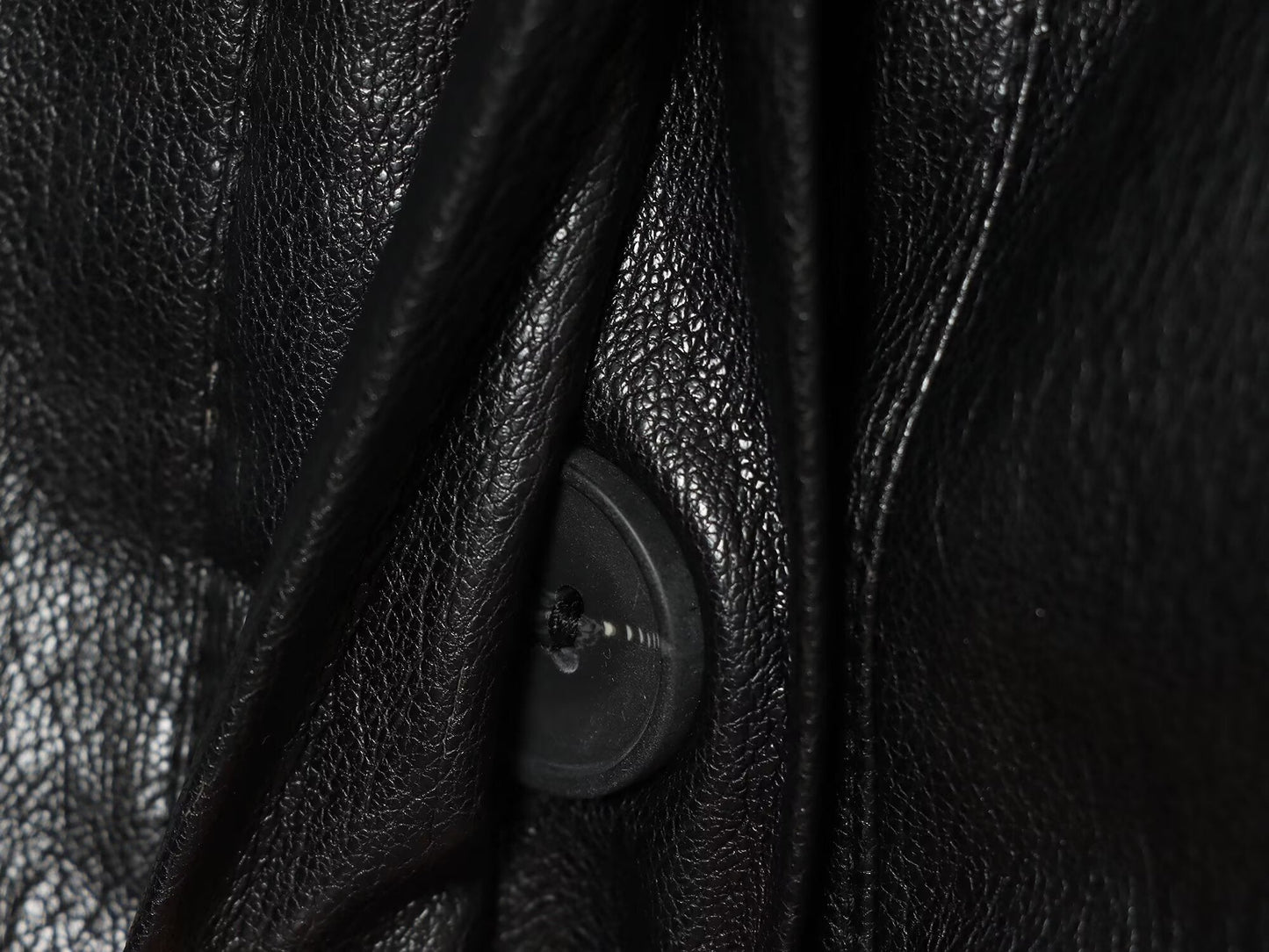 Women's balloon shaped Faux Leather jacket Coat