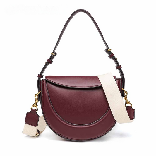 Women's new one-shoulder messenger bag with advanced crescent bag